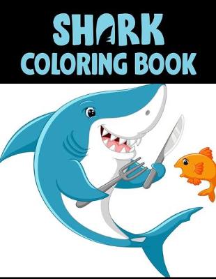 Book cover for Shark Coloring Book