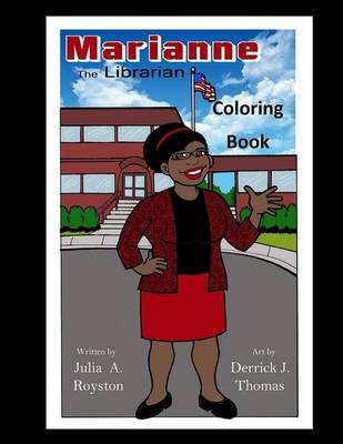 Book cover for Marianne the Librarian Coloring Book