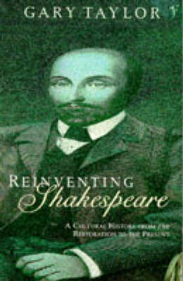 Book cover for Reinventing Shakespeare