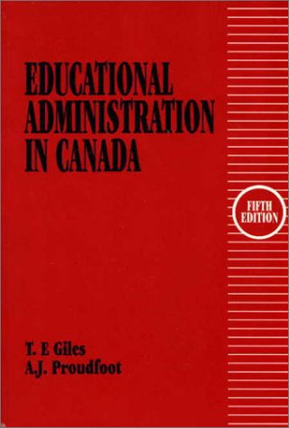 Book cover for Educational Administration in Canada