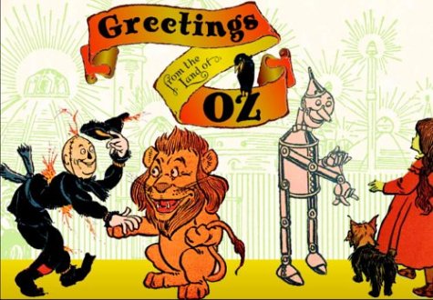 Book cover for All Things Oz Postcards