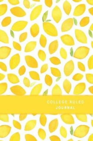 Cover of College Ruled Journal