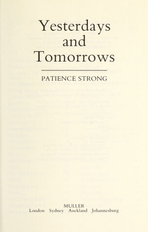 Book cover for Yesterdays and Tomorrows