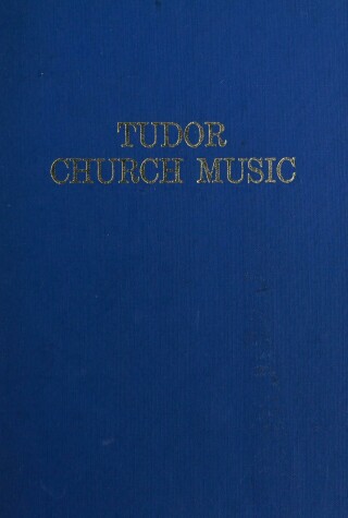 Book cover for Tudor Church Music