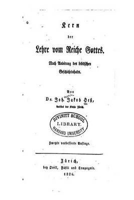 Book cover for Kern der Lehre Vom Reiche Gottes, Nach Einleitung des Biblischer