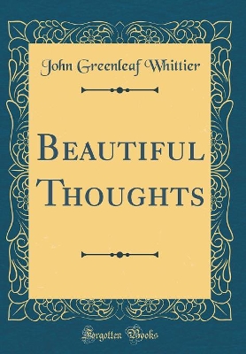Book cover for Beautiful Thoughts (Classic Reprint)