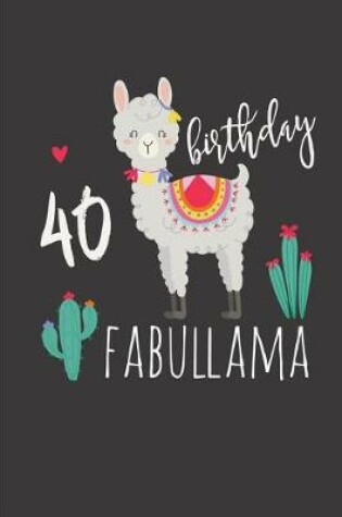 Cover of 40 Birthday Fabullama