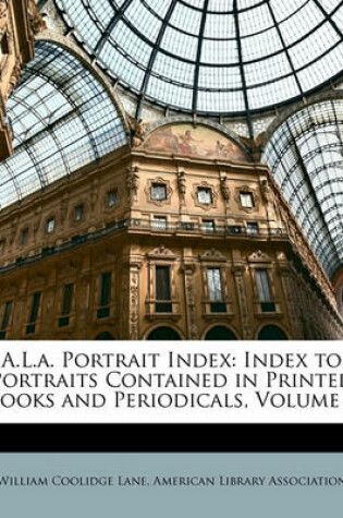 Cover of A.L.A. Portrait Index