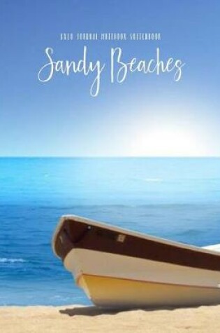 Cover of Sandy Beaches 8x10 Journal Notebook Sketchbook