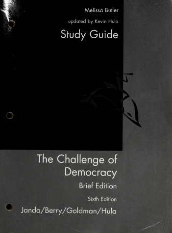 Book cover for Study Guide for Janda/Berry/Goldman/Hula's the Challenge of Democracy: Brief Edition, 2008 Update Edition, 6th