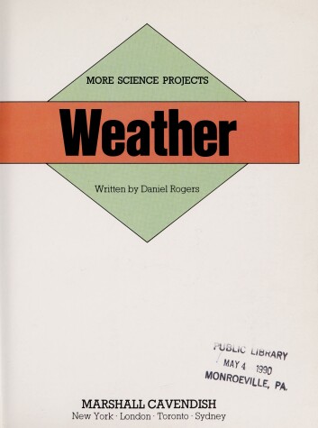 Book cover for Weather