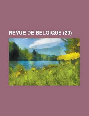 Book cover for Revue de Belgique (20)