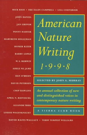 Book cover for American Nature Writing 1998