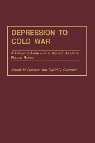Cover of Depression to Cold War