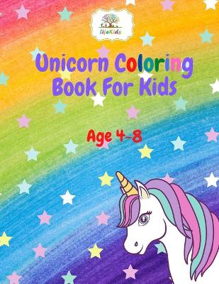 Book cover for Unicorn Coloring Book for Kids