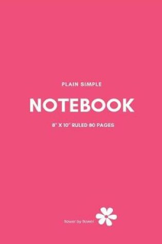 Cover of Plain Simple Notebook