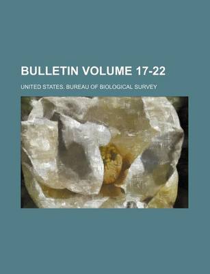 Book cover for Bulletin Volume 17-22