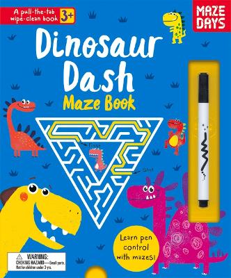 Book cover for Dinosaur Dash Maze Book