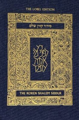 Cover of Koren Shalem Siddur with Tabs, Compact, Denim