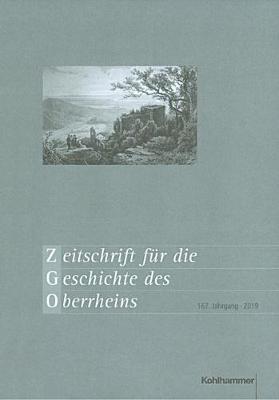 Cover of Zeitschrift Fur Die Geschichte Des Oberrheins