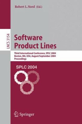 Cover of Software Product Lines