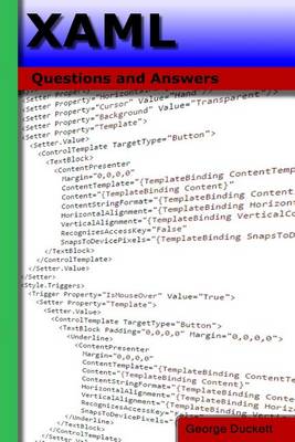 Book cover for Xaml