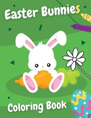 Book cover for Easter Bunnies Coloring Book