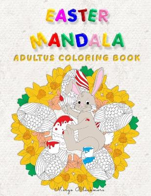 Book cover for Easter Mandala Adults Coloring Book
