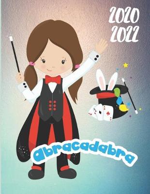 Book cover for 2020-2022 Three 3 Year Planner Magician Girls Monthly Calendar Gratitude Agenda Schedule Organizer