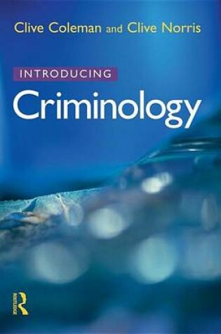 Cover of Introducing Criminology