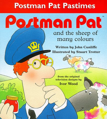 Book cover for Postman Pat and the Sheep of Many Colours