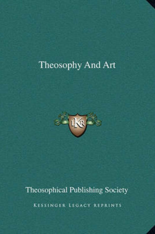 Cover of Theosophy and Art