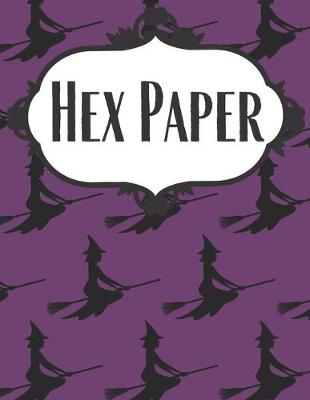 Book cover for Witty Witch Hexagon Paper Notebook