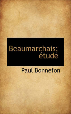 Book cover for Beaumarchais; Tude