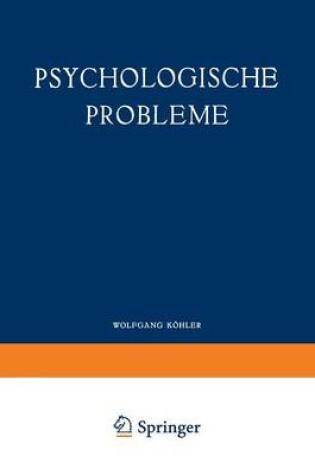 Cover of Psychologische Probleme