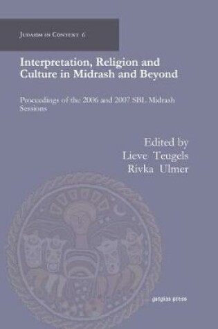 Cover of Interpretation, Religion and Culture in Midrash and Beyond