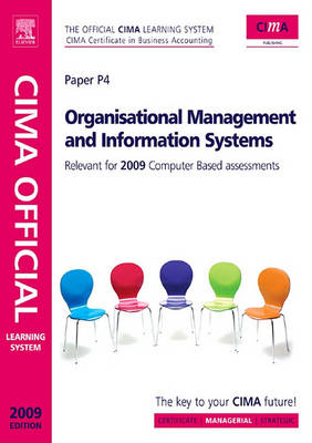 Book cover for Cima Official Learning System Organisational Management and Information Systems