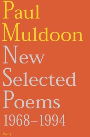 Cover of New Selected Poems