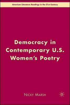 Cover of Democracy in Contemporary U.S. Women's Poetry