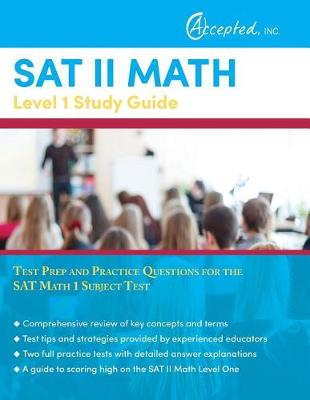 Book cover for SAT II Math Level 1 Study Guide