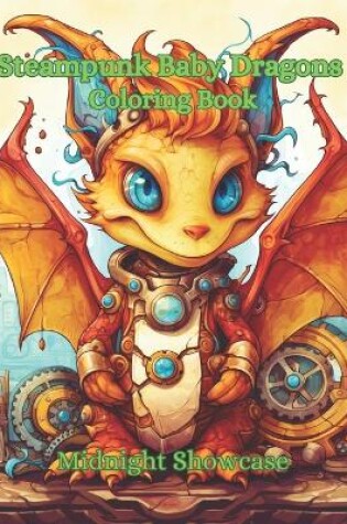 Cover of Steampunk Baby Dragon Coloring Book