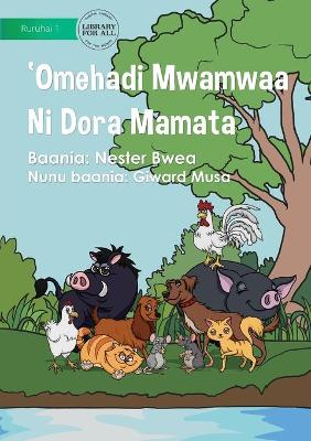 Book cover for Types Of Land Animals - 'Omehadi Mwamwa ni Dora Mamata