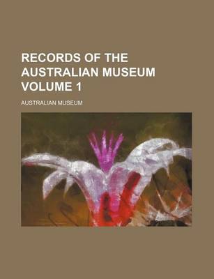 Book cover for Records of the Australian Museum Volume 1