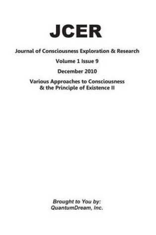 Cover of Journal of Consciousness Exploration & Research Volume 1 Issue 9