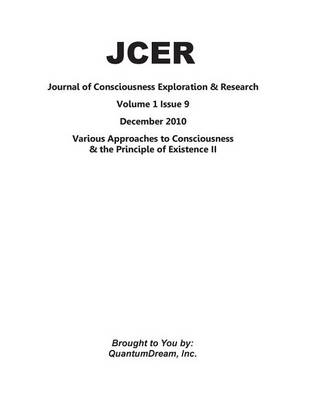 Book cover for Journal of Consciousness Exploration & Research Volume 1 Issue 9