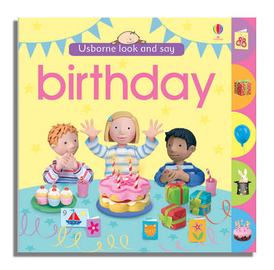 Cover of Usborne Look and Say Birthday