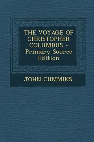 Cover of The Voyage of Christopher Columbus