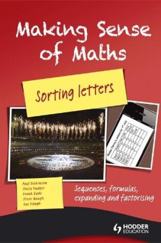 Cover of Making Sense of Maths: Sorting Letters - Student Book