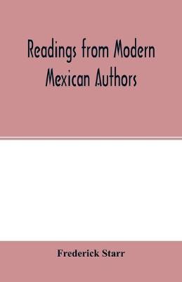 Book cover for Readings from modern Mexican authors