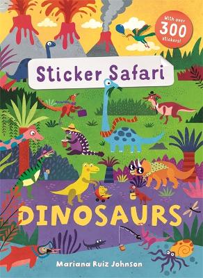 Book cover for Sticker Safari: Dinosaurs